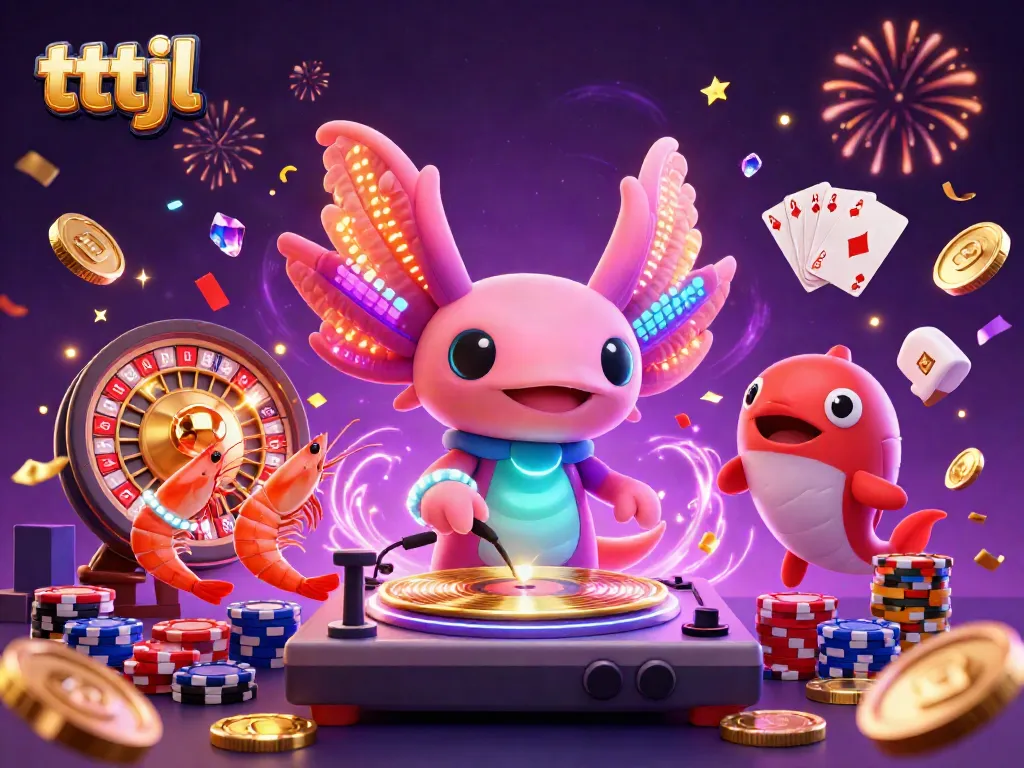 Experience the fun of tttjl gaming with vibrant characters and dynamic casino elements in a colorful underwater scene.