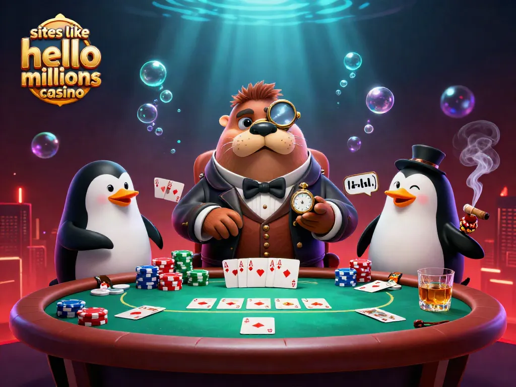 Engage with top sites like hello millions casino for thrilling poker with unique underwater characters.