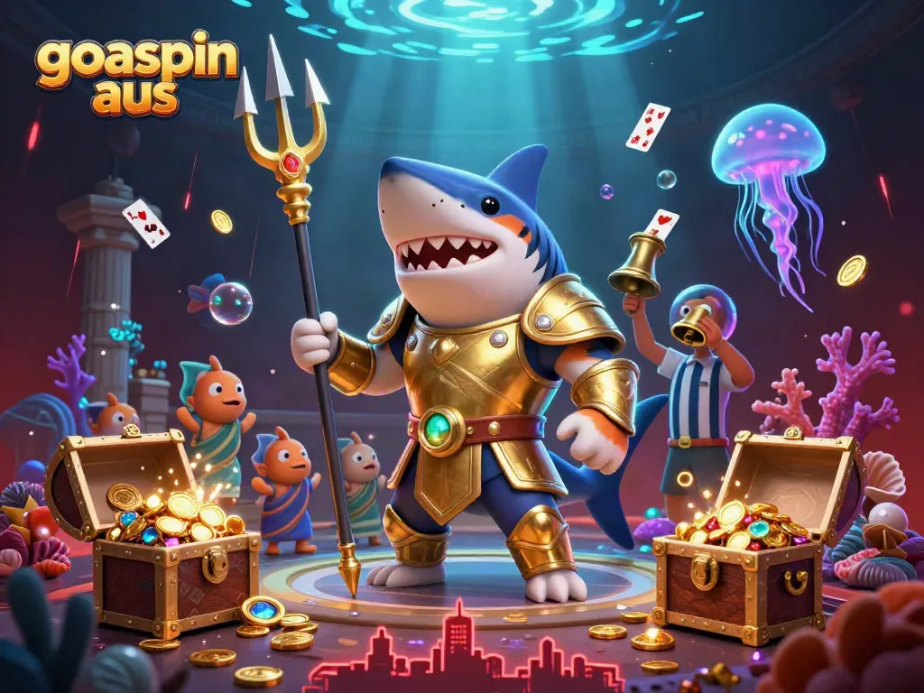 Experience the thrill of goospin aus with a vibrant underwater casino showdown, complete with treasures and excitement.