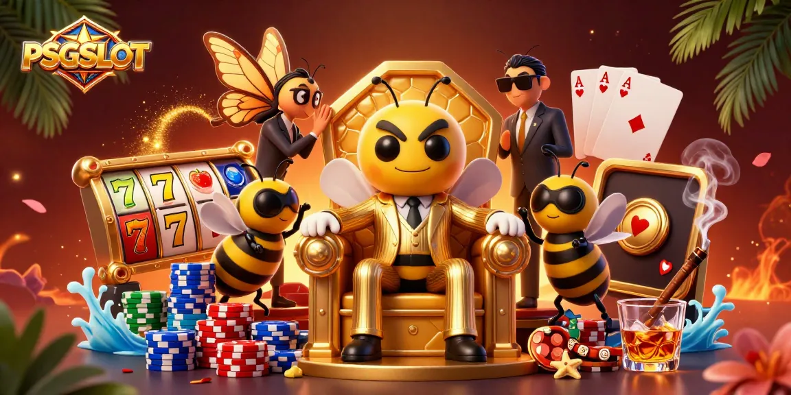Engage with PSGSLOT's vibrant casino world featuring exciting slot reels and dramatic characters.