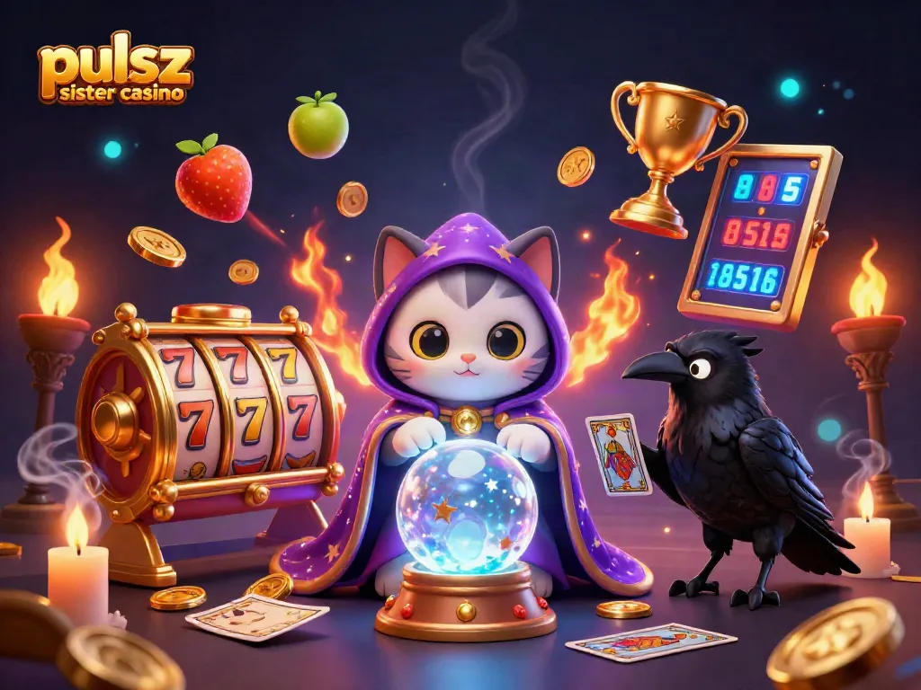 Pulsz sister casino offers exciting gameplay with slots, jackpots, and mystical characters.