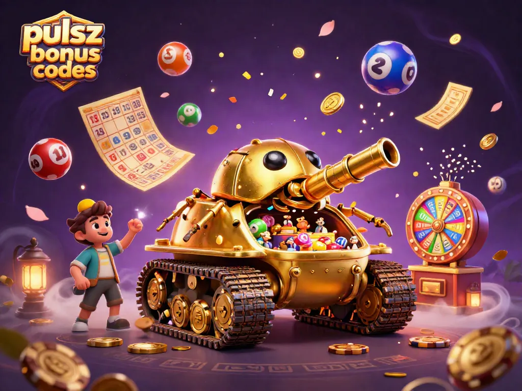 Engage with pulsz bonus codes to unlock free coins and rewards in this vibrant casino scene.