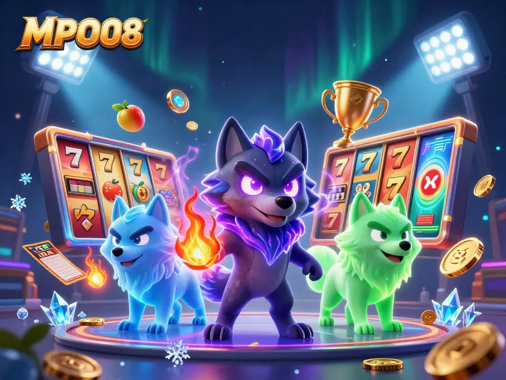 Experience the excitement of MPO08 with immersive 3D gaming elements and dynamic visuals.