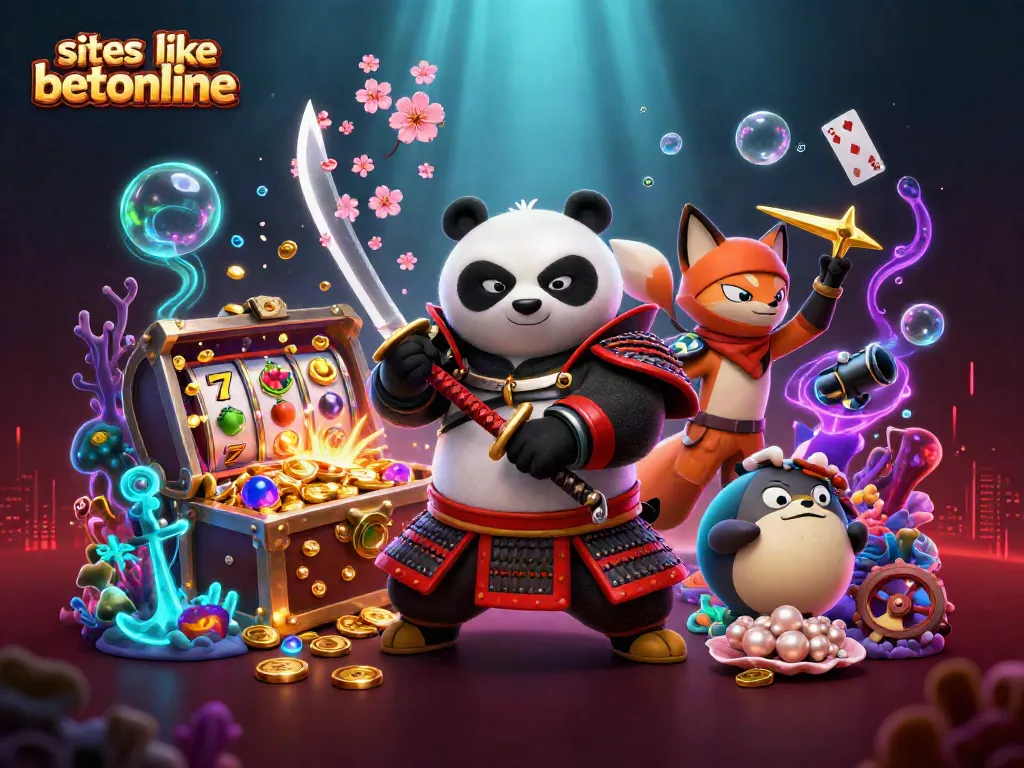 Experience exciting gameplay with our illustration of diverse characters for sites like betonline.