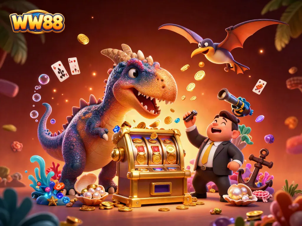 WW88 offers exciting betting opportunities highlighted by a pachycephalosaurus winning jackpot coins.