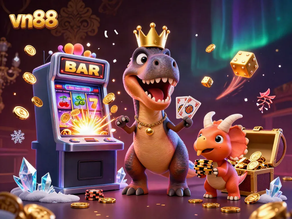 Experience excitement at vn88 with vibrant casino characters and thrilling game elements.