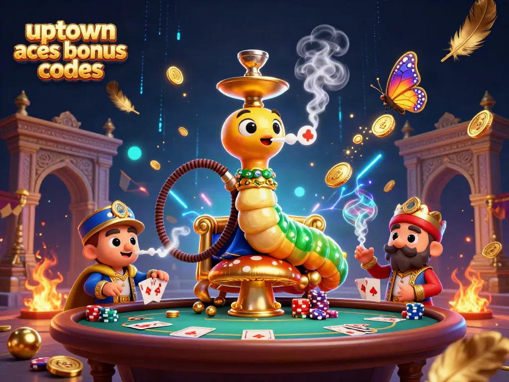 Experience the excitement of uptown aces bonus codes with our vibrant casino scene featuring poker elements and dynamic characters.