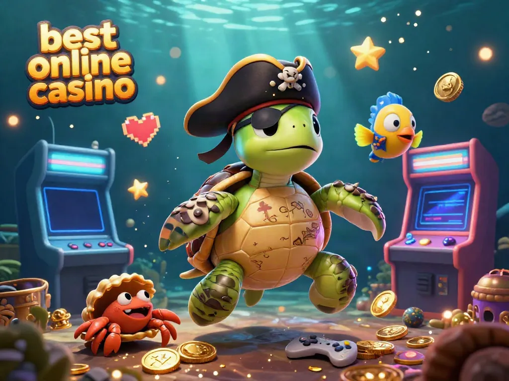 Engage in the best online casino experience with colorful 3D characters and vibrant gaming elements.