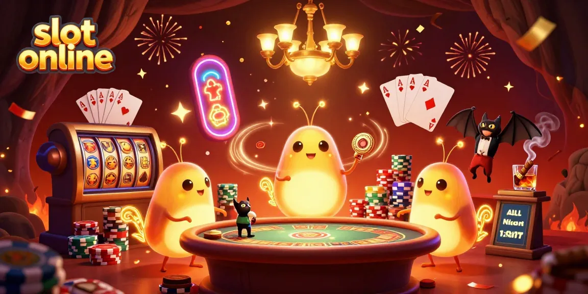 Menangkan slot online di kasino dengan pencahayaan cantik oleh glowworms.