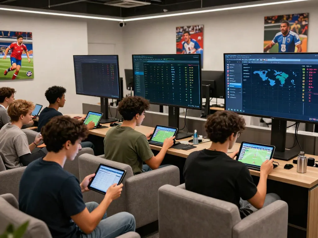 WWBOLA interactive betting platform showcasing high odds with bettors engaging with live match data.