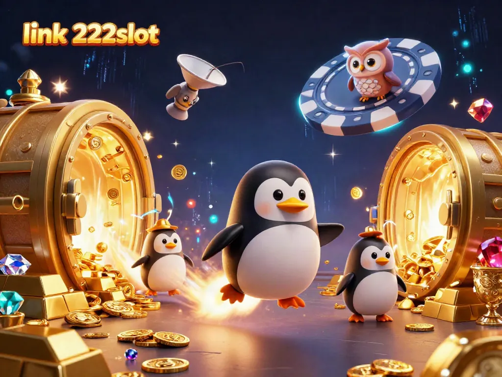 Mengakses link 222slot dengan mudah melalui gambaran 3D kartun yang menarik dan elemen kasino yang menyenangkan.