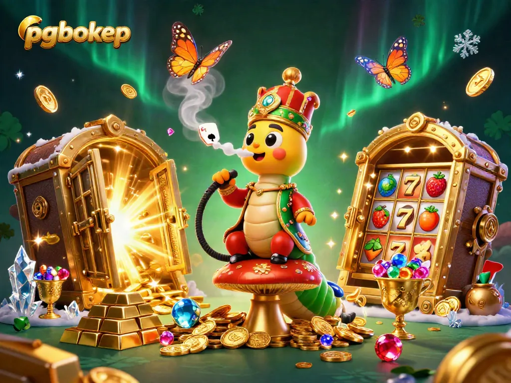 Experience high-stakes excitement with pgbokep's vibrant casino scene, showcasing thrilling slot symbols.