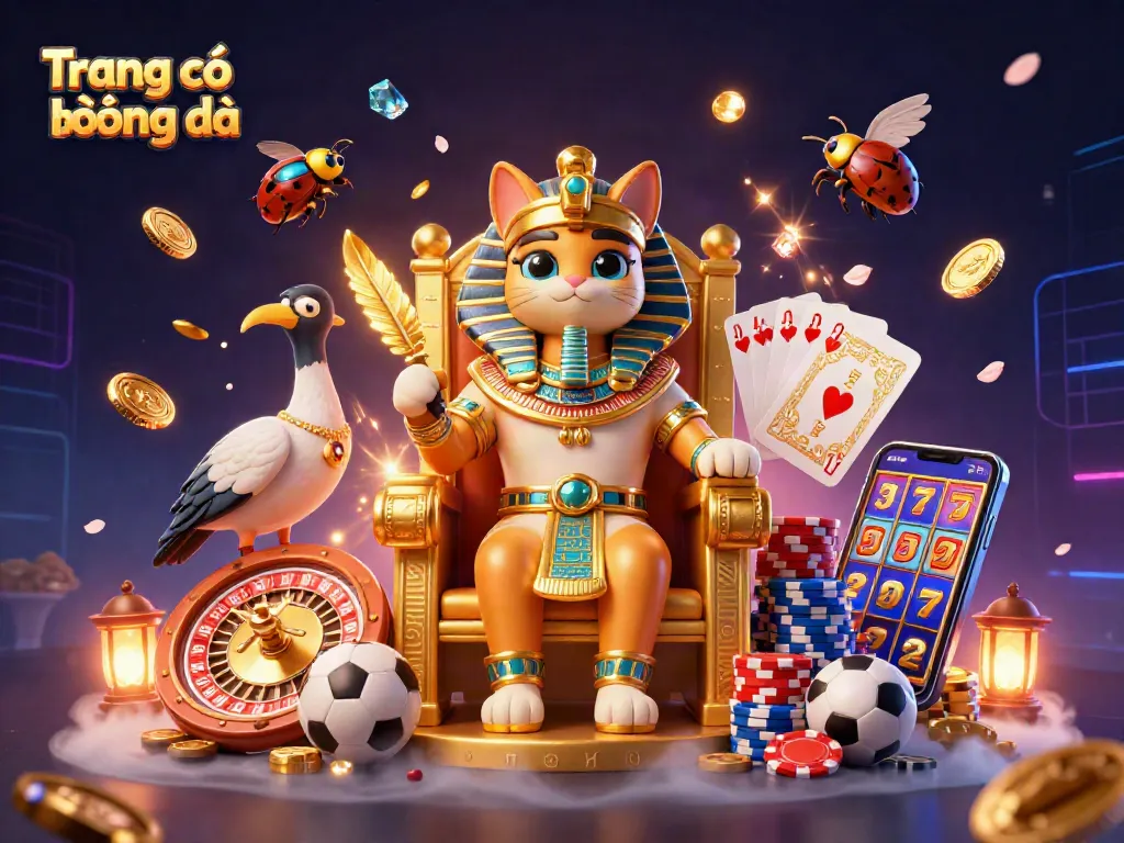 Engage in Trang cá độ bóng đá with vibrant 3D illustration showcasing sports betting excitement.